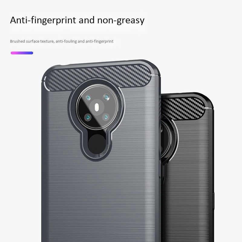 Suitable for Nokia 5.3 Case Anti-Fall Protective Shell Brushed Shell Protective Soft Shell TPU Case