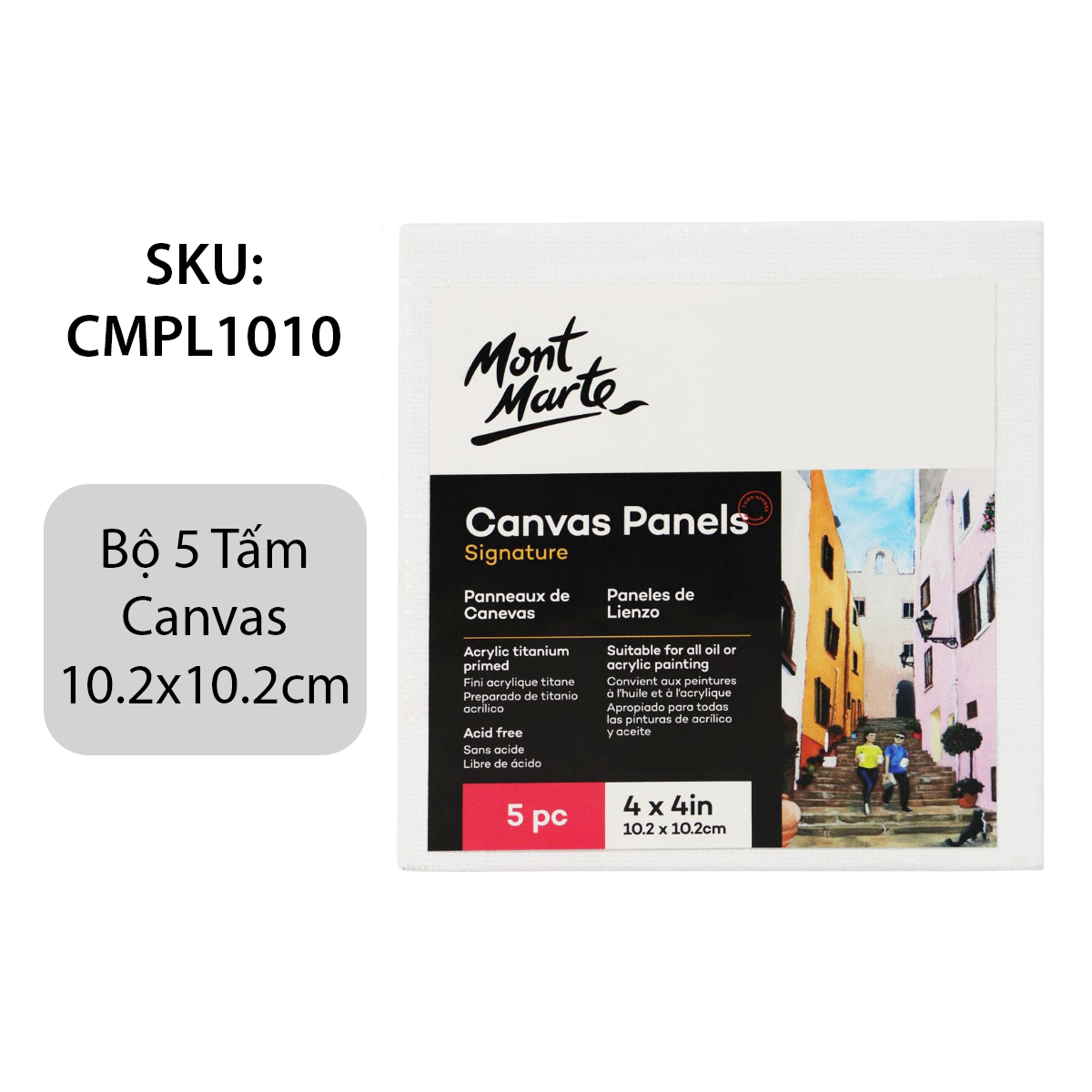 Tấm canvas panels mont marte cmpl - canvas vẽ tranh, toan vẽ tranh