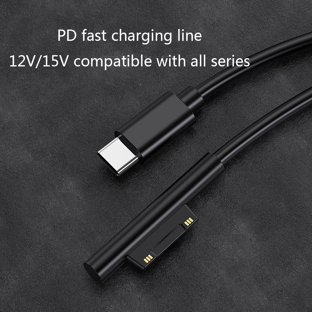 Usb C Bộ chuyển đổi sạc nguồn Cáp Sạc Dây cho Surface Pro 7/6/54/3 máy tính xách tay