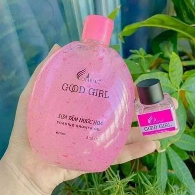 Sữa Tắm Good Girl Chamme Hương Nước Hoa 250ml Chính Hãng (Tặng Kèm Nước Hoa Mini)