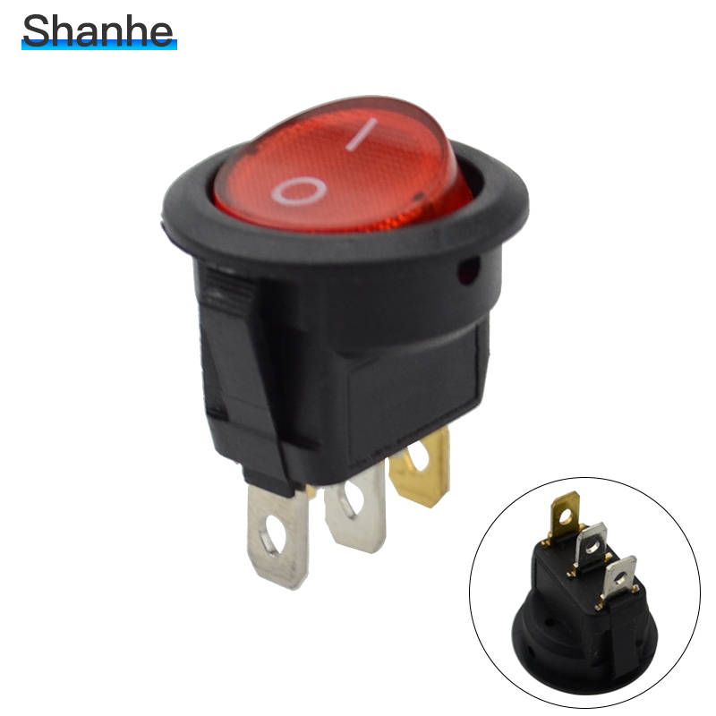 【TopazTrove】12V LED illuminuted rocker switch 20A 12V push button ...