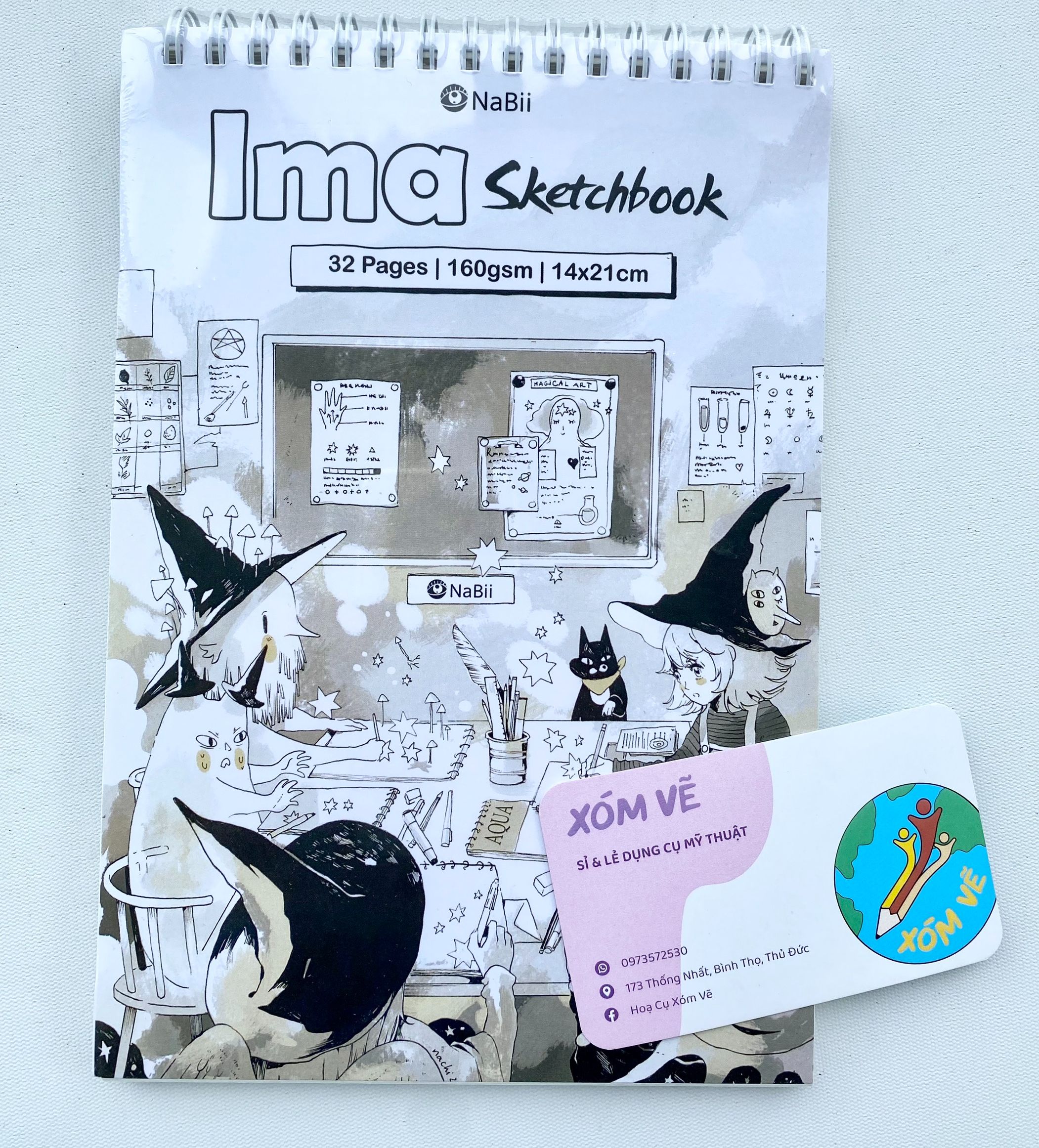 Sổ Nabii Ima Sketchbook 160gms