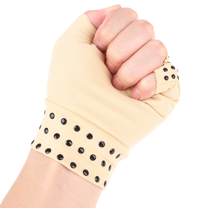 Wenefang%20Fashion%201pair%20Arthritis%20Compression%20Gloves%20Half%20Finger%20Wrist%20Support%20Non-slip%20Therapy%20Hand%20Protection%20Pain%20Relief%20Gloves%20-%20Image%205