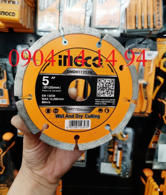 Đĩa cắt gạch khô 180 ingco dmd011802m