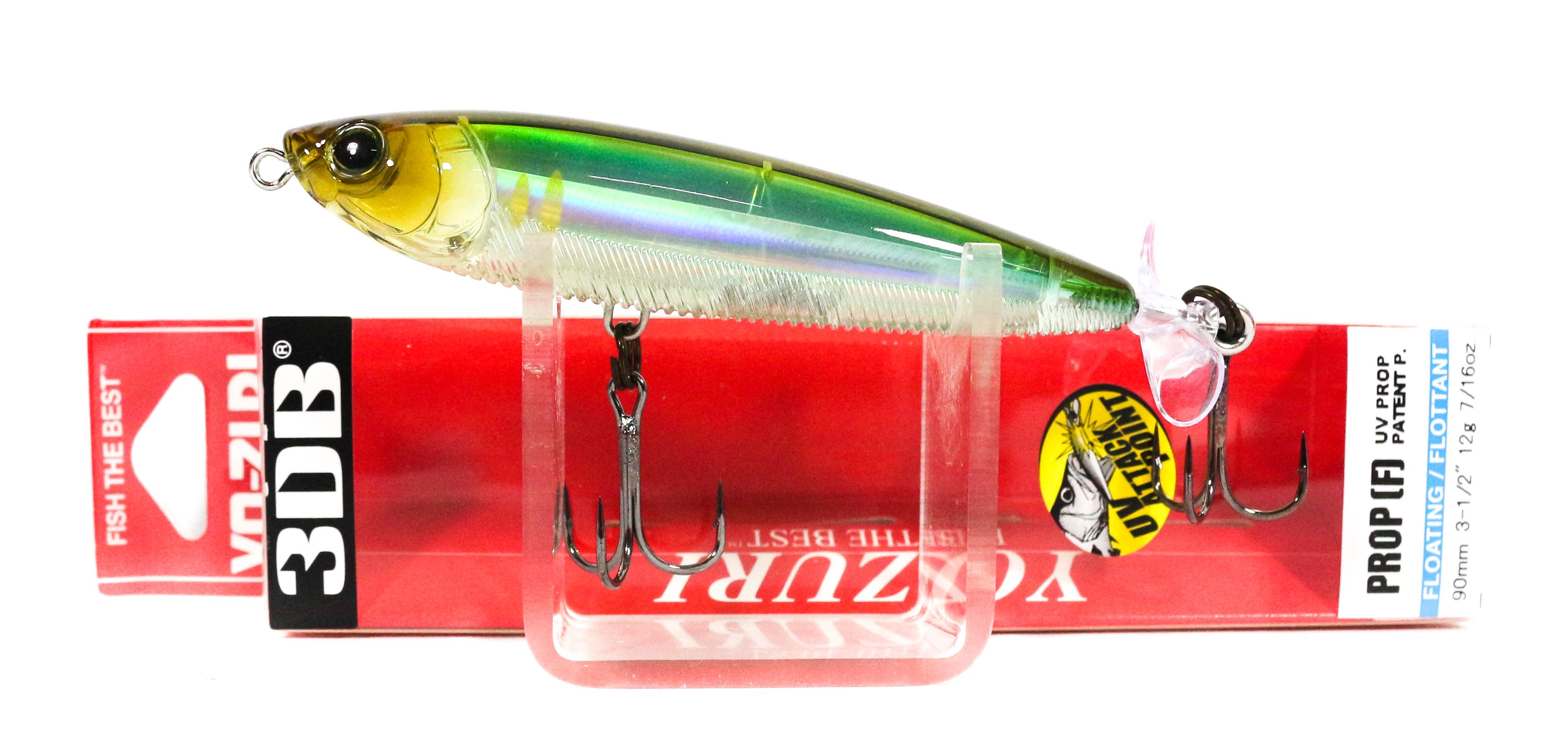 Yo-Zuri 3DB Prop Floating Lure - Prism Shad, 3 1/2 Pollici - Esche Da Pesca Per Bass