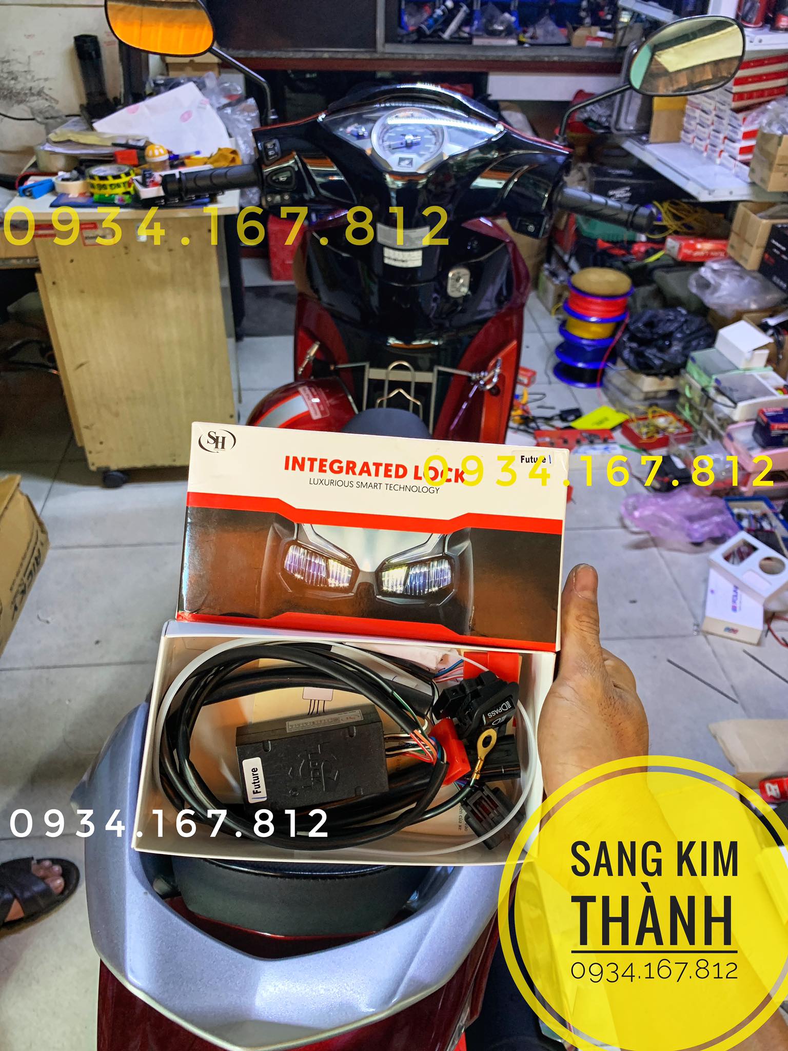 Bộ Công Tắc Passing Tắt Đèn Xe Honda Future INTEGRAPTED LOCK
