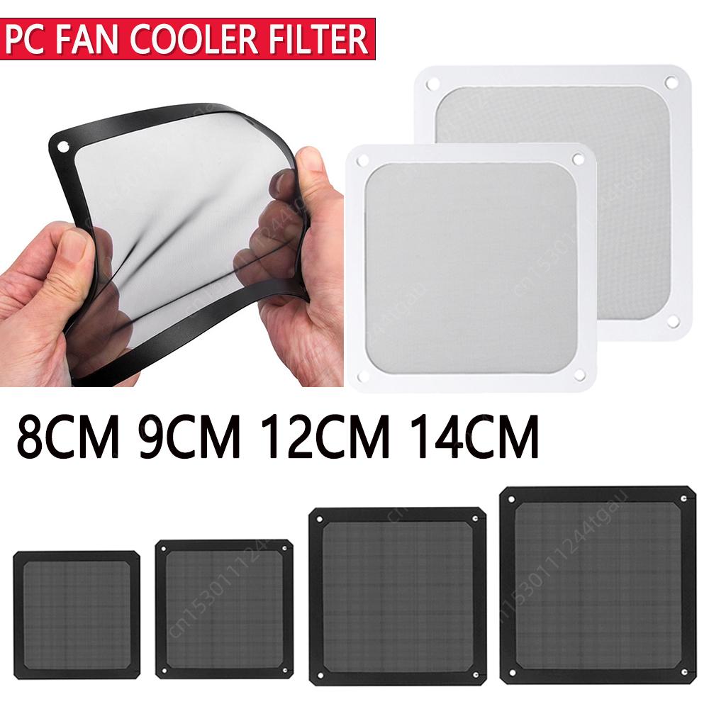 Computer Case Enclosure Filter 8-14cm Chassis Dust Filter Magnetic Frame Dustproof Mesh Cover Net ...