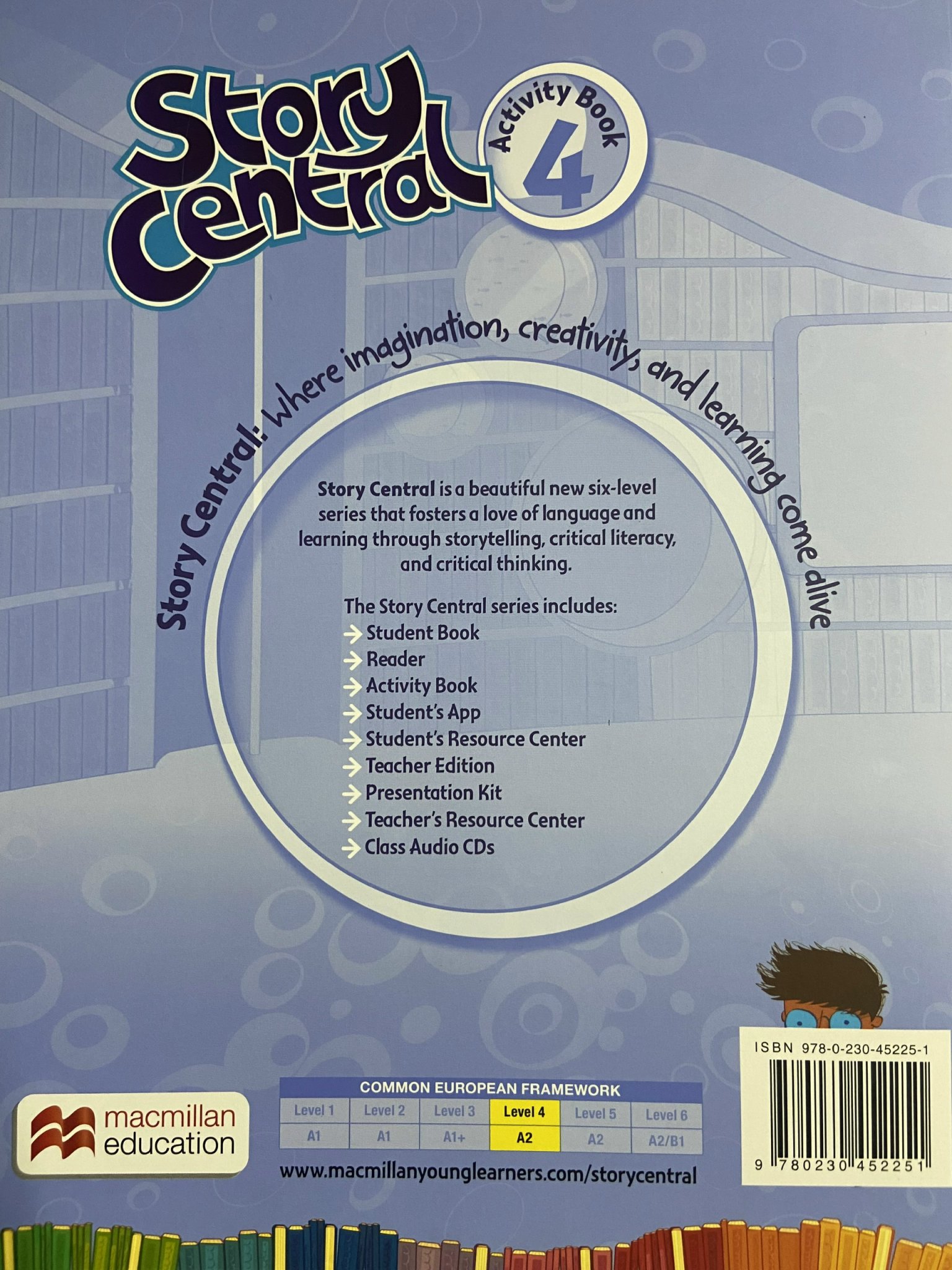 Sách - dtpbooks - Story Central 4 Activity Book