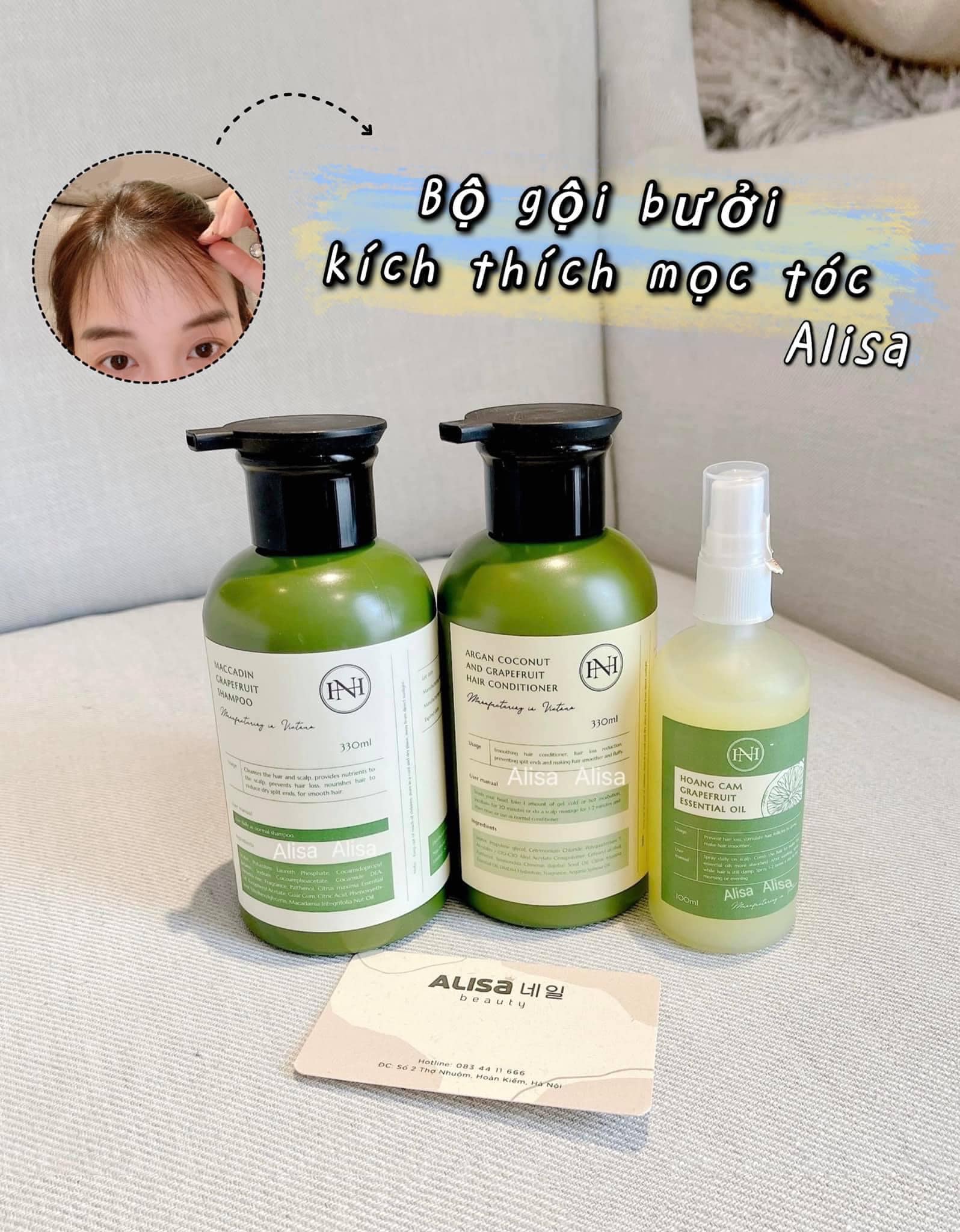 Bộ dầu gội bưởi - ALISA