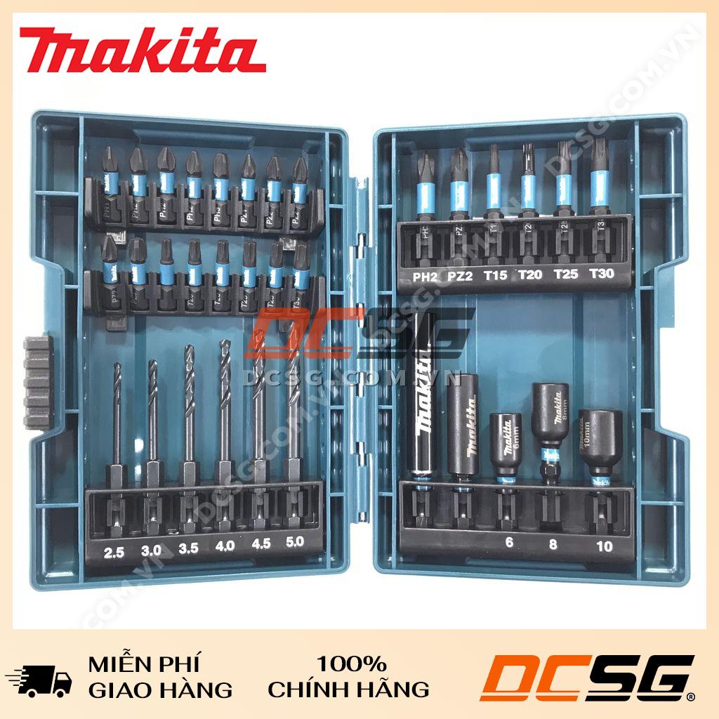 Bộ mũi khoan và vít 33 chi tiết IMPACT BLACK Makita E-06622  Tadachi