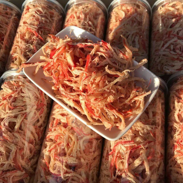 Mực sợi hấp nước dừa loại 1 - 1 kg