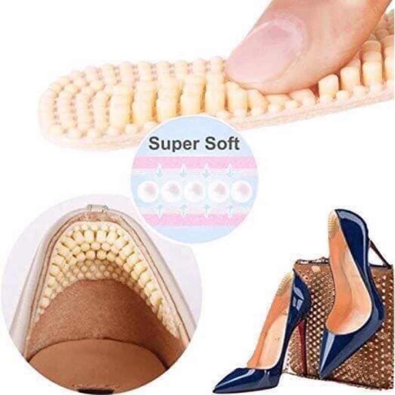 miếng dán 4D gót giày - miếng đệm gót cao cấp