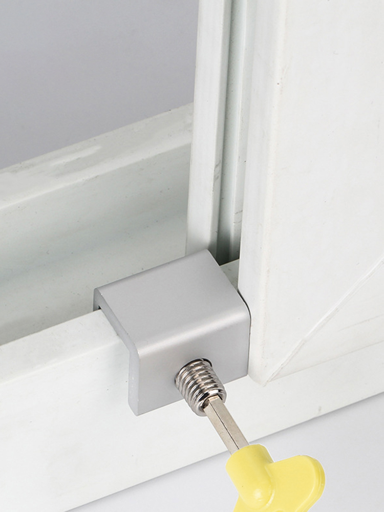 diymore Window Locks Keyed Security Window Locks Window Security Locks Adjustable Security Locks for Children's Homes, Bedrooms and Offices