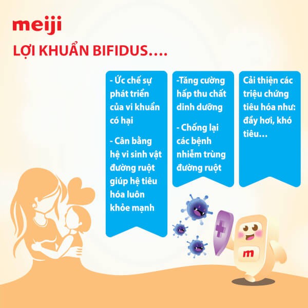 Sữa Bột Meiji Nhập Khẩu Số 0 Lon 800g