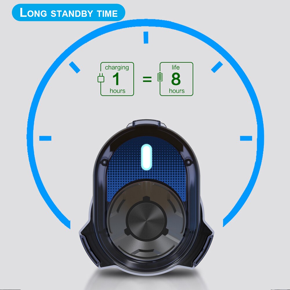 OPENEAR T60 Motorcycle Helmet Bluetooth Headset Bone Conduction Wireless Headphone Earphone With Microphone Helmet Speaker
