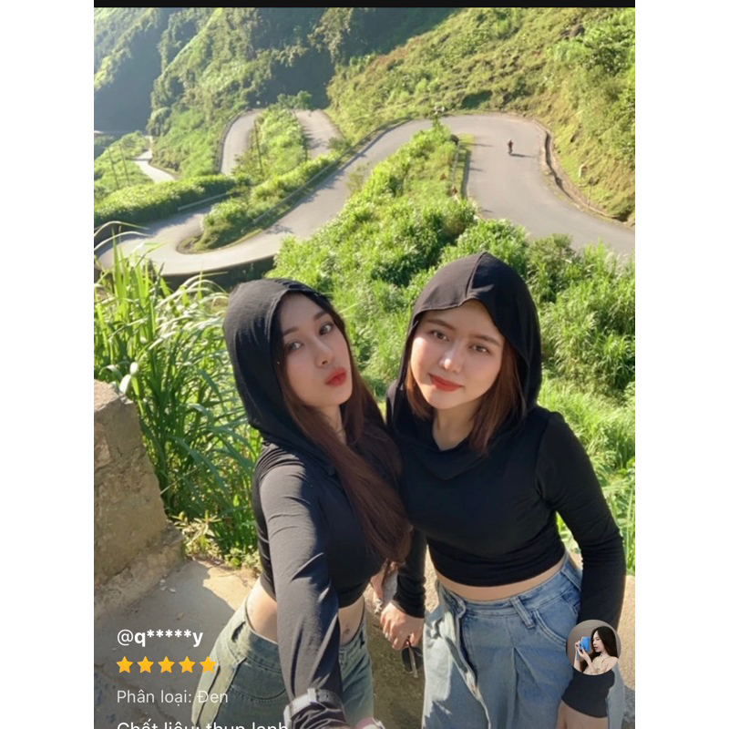 Áo Croptop Có Mũ Trùm Đầu phong thái CÁ TÍNH,chất