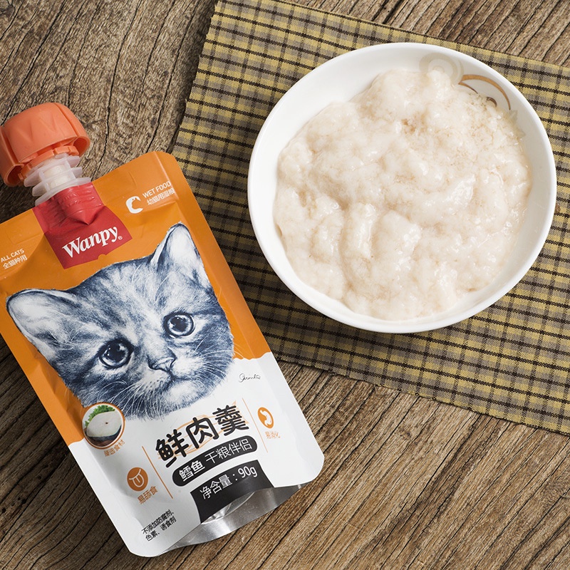 Pate Wanpy nắp vặn cho mèo 90g