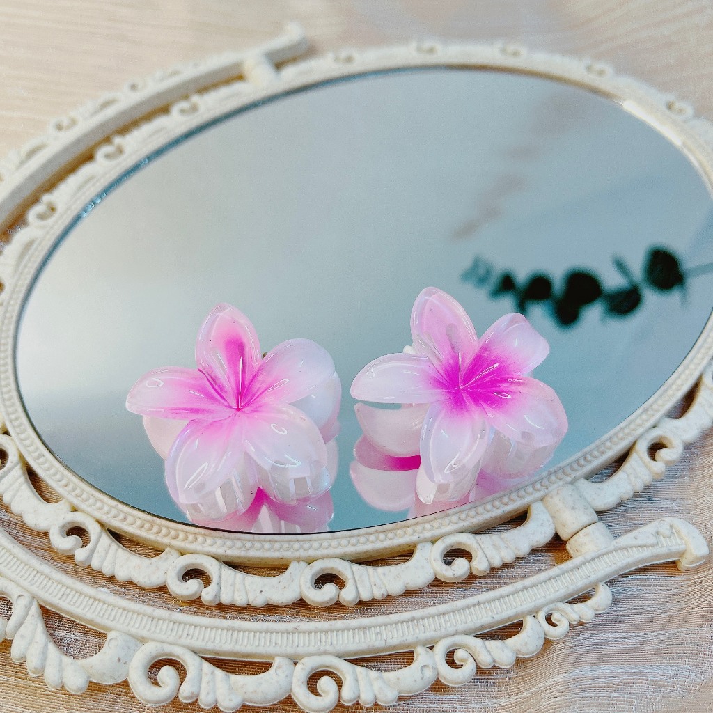 Kẹp tóc hoa sứ nhỏ size 4cm