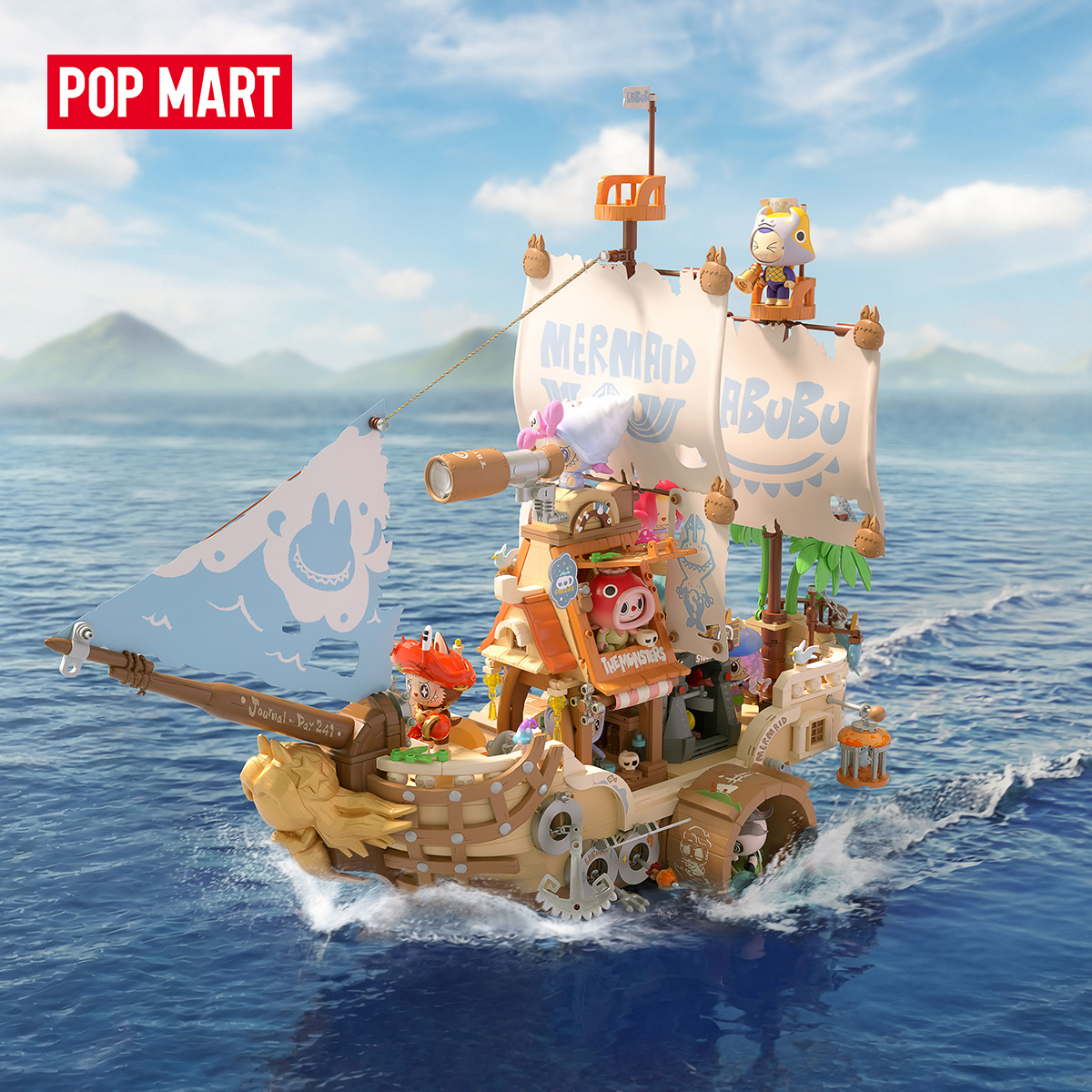 POP MART THE MONSTERS Chasing Mermaids Series Blocks-The Mermaid
