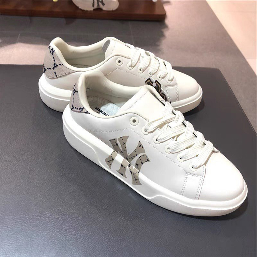 Giày sneaker MLB Chunky Liner New York NY Black Panda, MLB Chunky Liner màu đen vintage 2023 cực chất dành cho nam nữ, giày MLB độn đế 2023