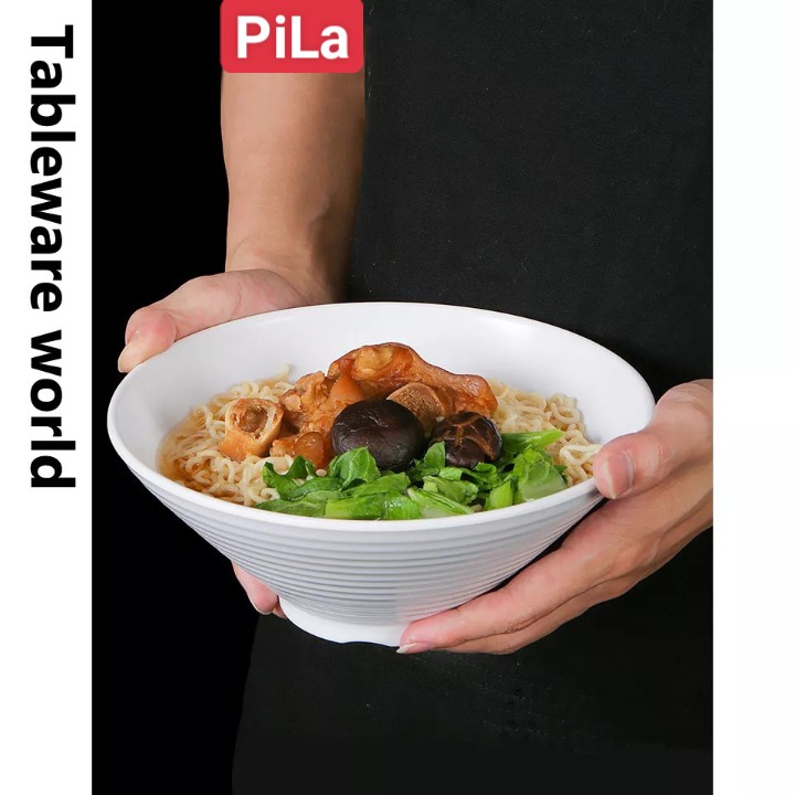 Tô Phở , Bát Mì Kiểu Nhật Màu Trắng Cao Cấp Size Lớn 20