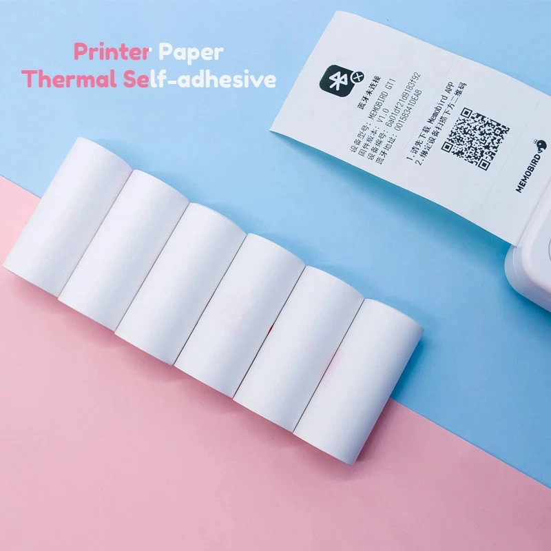 【Big savings】 Thermal Paper Mini Printer Label Sticker adhesive ...
