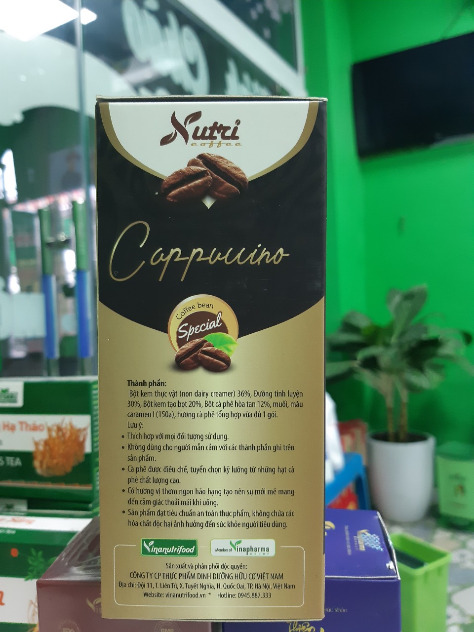 cà phê capuchino vị đặc biệt