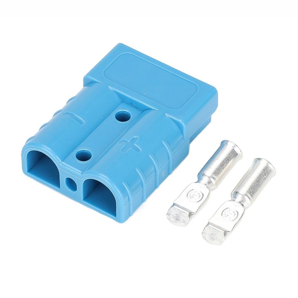 Power Connectors 50 AMP Plug Cable Terminal 600V Grey Red Battery Power ...