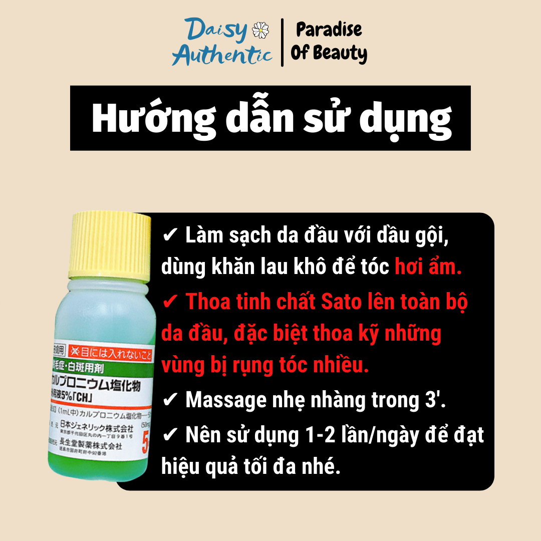 Tinh Chất Hỗ Trợ Mọc Tóc Sato Arovics Solutions