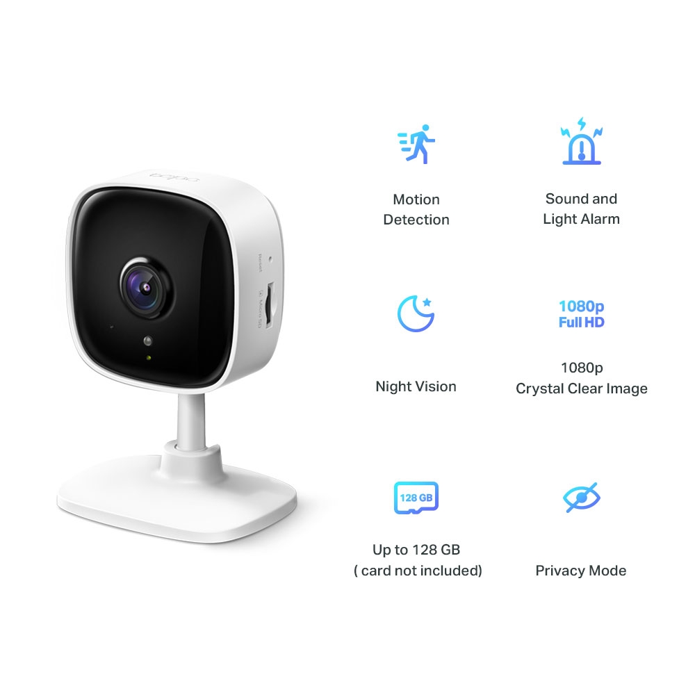 [Rẻ vô địch] Camera quan sát IP Wifi TP-Link Tapo C100 Full HD (Chính hãng TP-Link Việt Nam)