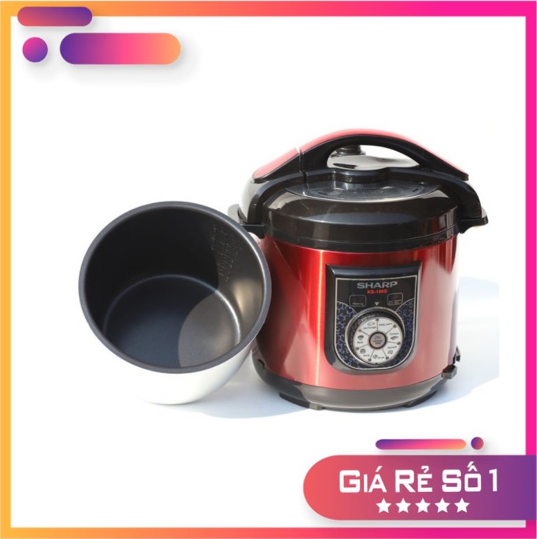 NỒI ÁP SUẤT ĐIỆN ĐA NĂNG SHARP KS-228 nắp liền
