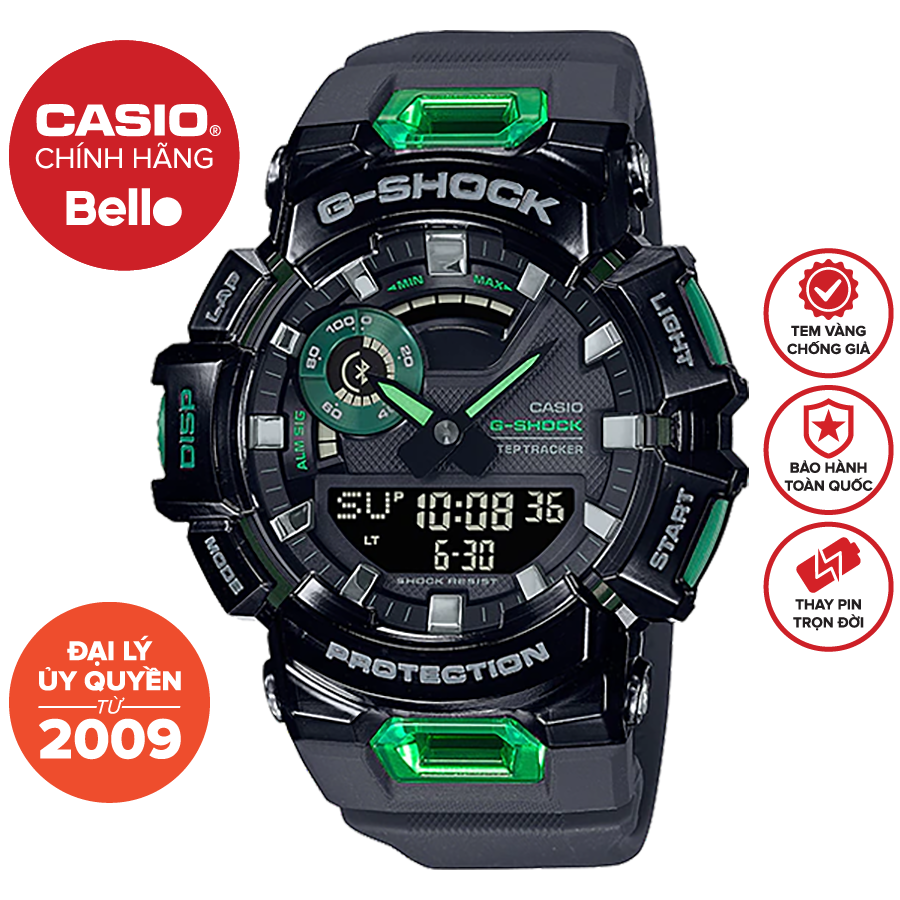 Đồng hồ Nam Dây Nhựa Casio G-Shock GBA-900SM-1A3DR chính hãng bảo hành 5 năm Pin trọn