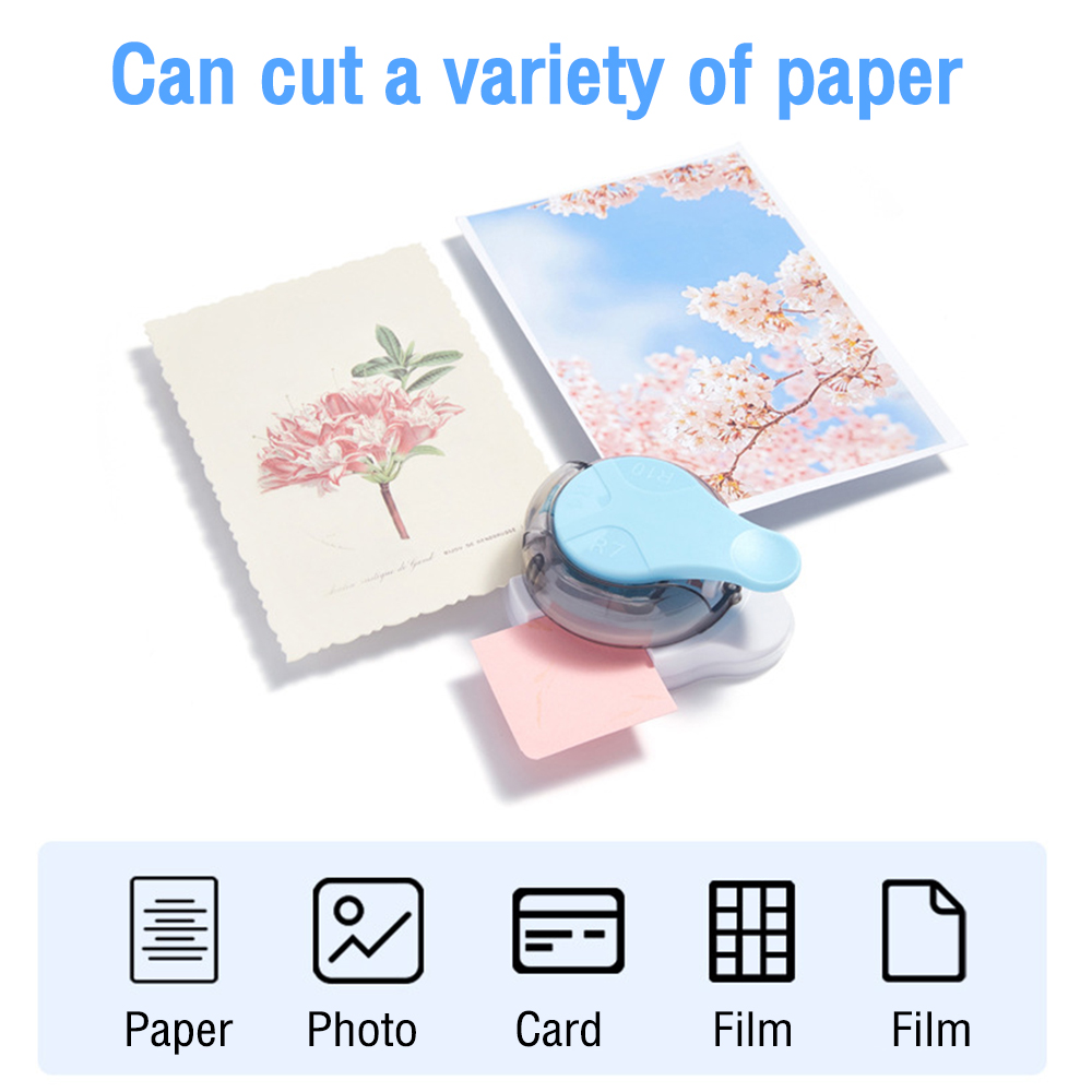 【LuxeGlow】3 In 1 R4 R7 R10 Plastic Punching Machine DIY Card Paper Hole ...