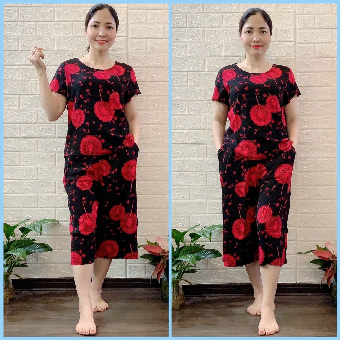 Đồ bộ trung niên nữ cao cấp