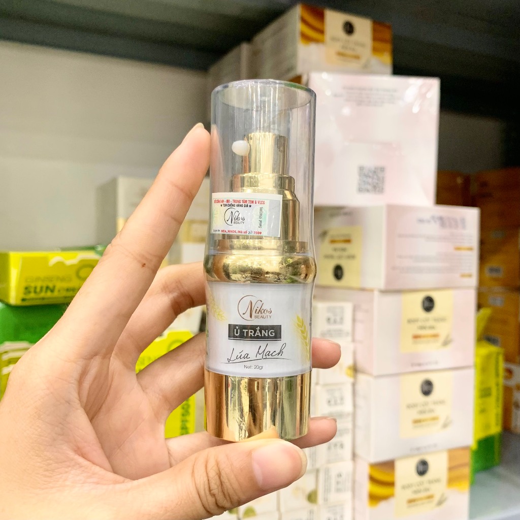 [Chính hãng] Ủ Trắng Lúa Mạch Nikos Beauty - Thanh Nhi Nicos