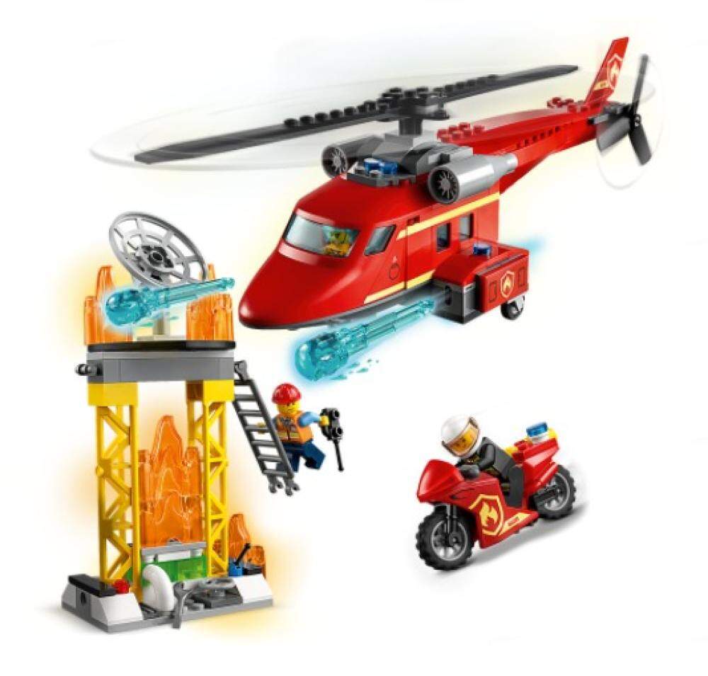 【Official】 LEGO 60281 City Fire Rescue Helicopter 212pcs 5+