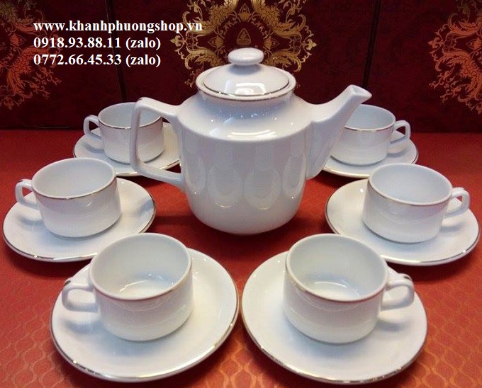 Bộ ấm trà gốm sứ minh long - bộ ấm trà gốm sứ minh long