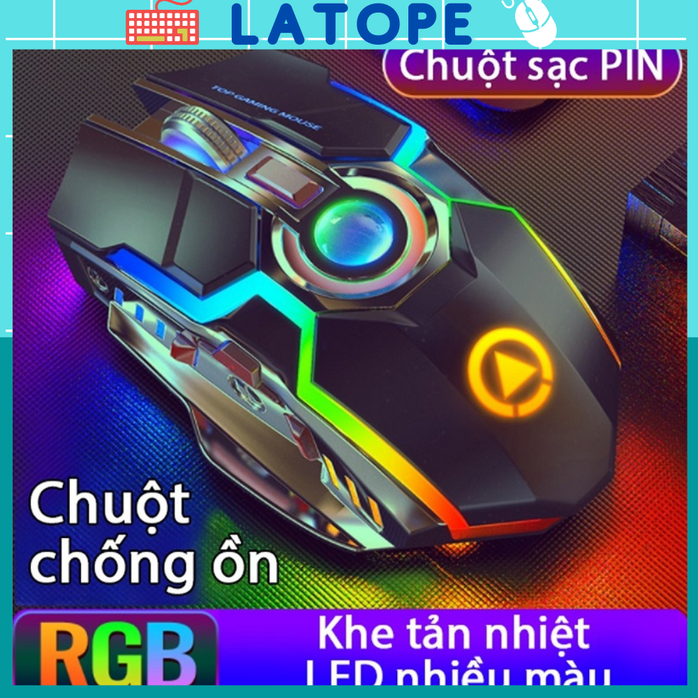 Chuột không dây Gaming Latope Chuột máy tính laptop chơi game cao cấp A5