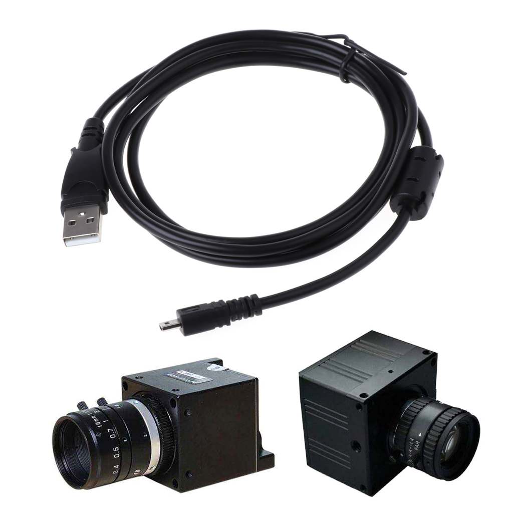 Máy ảnh cáp dữ liệu USB UC-E6 dây 1.5m cho Nikon Sanyo Pentax với dạng nhẫn từ tính