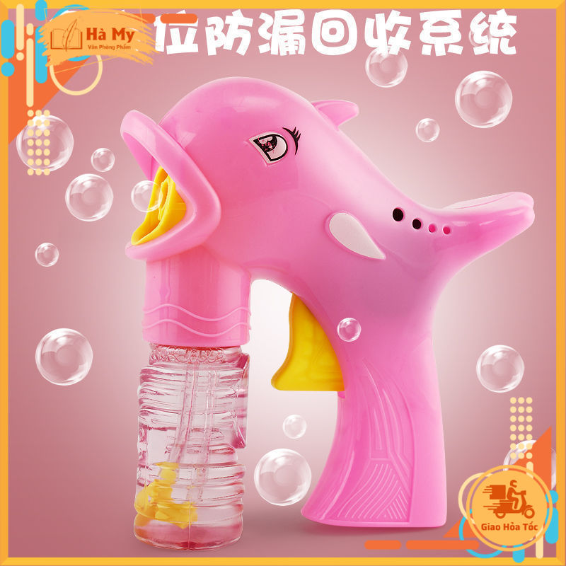 Đồ chơi bắn bong bóng cá heo 77-1
