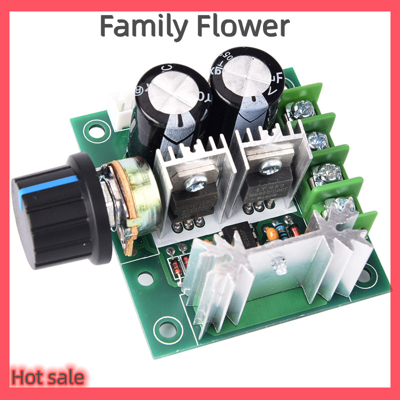 Family flower flash sale nien công tắc điều khiển tốc độ động cơ dc 12v 40v 10a pwm bộ điều chỉnh độ sáng vôn