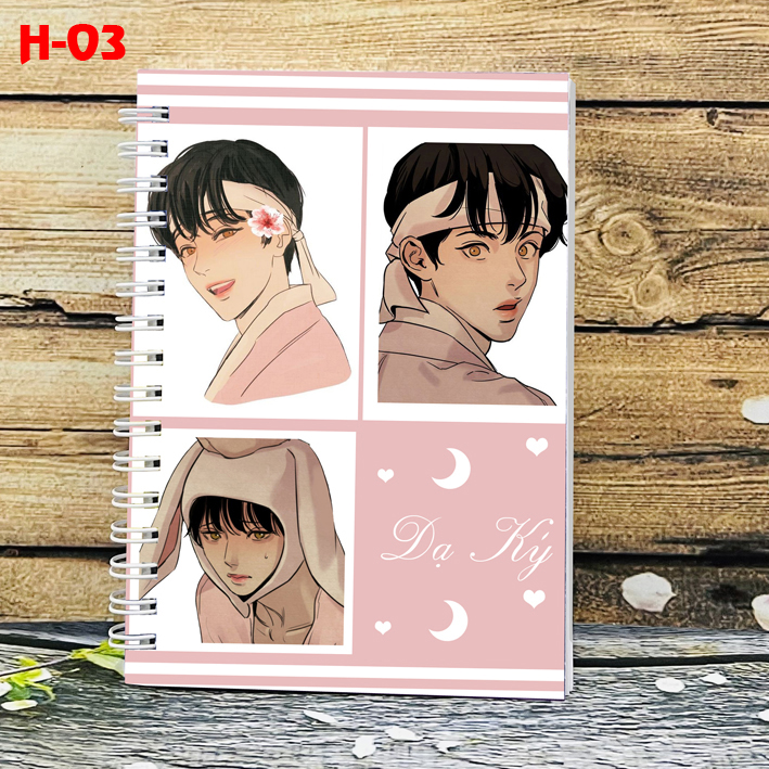 Sổ lò xo anime Dạ Ký ( đam mỹ siêu hot)