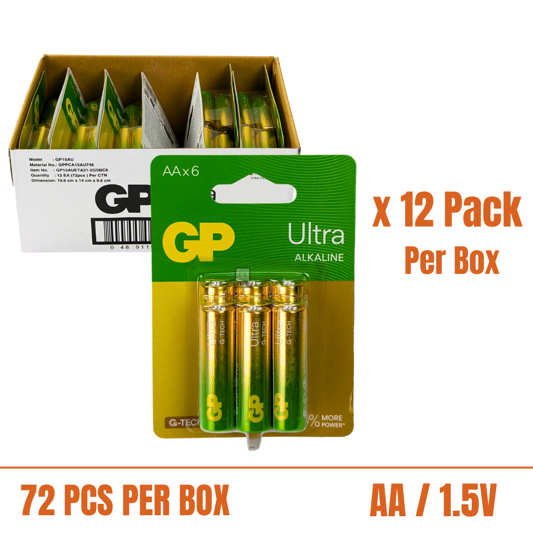 GP BATTERY Pilas Triple Aaa X 12 Pcs Alcalina Pack