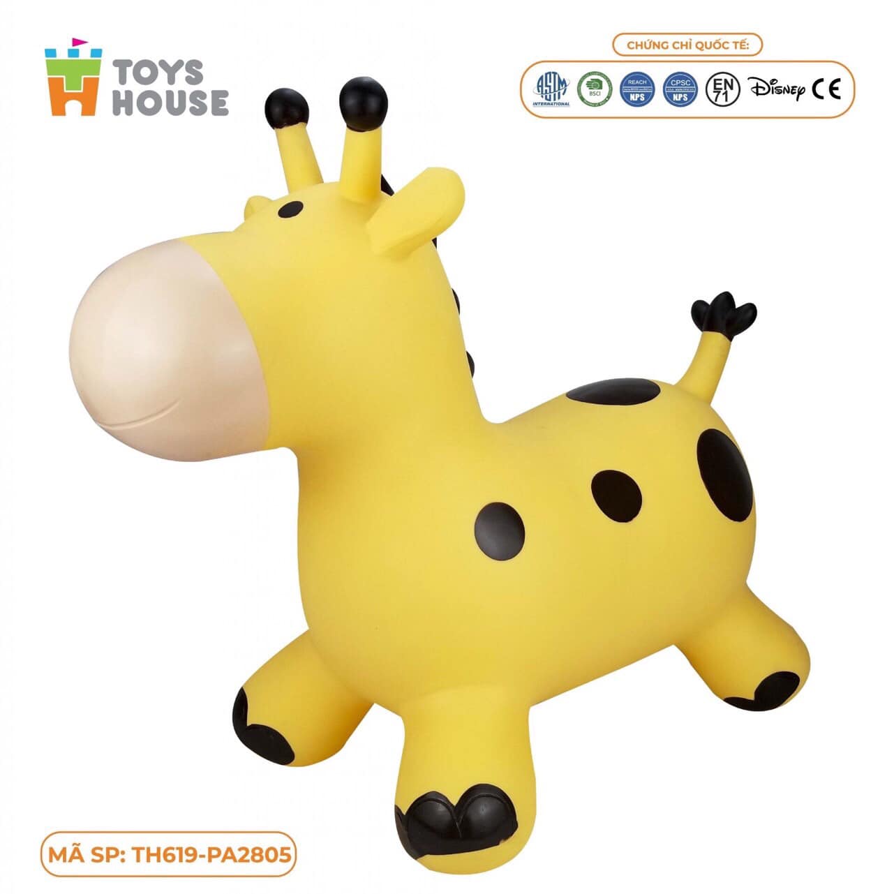 Thú nhún trẻ em cao cấp Toyshouse( có kèm bơm và hộp)
