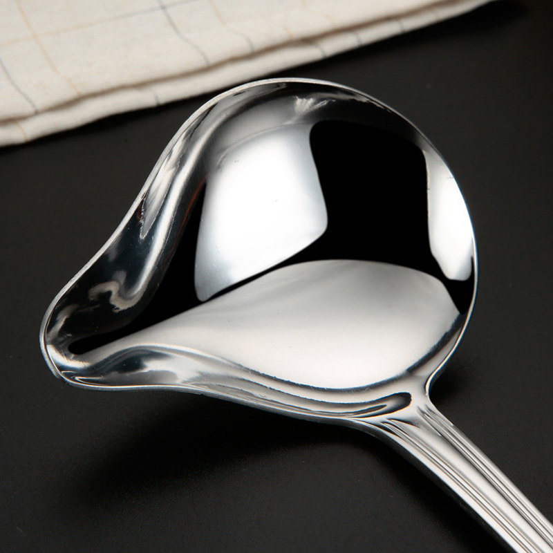 Stew Dipper Long Handle Cooking Tools Soup Stainless Steel Duck Mouth Shaped Spoon Kitchen Ladle Tableware Scoop Restaurant. 
