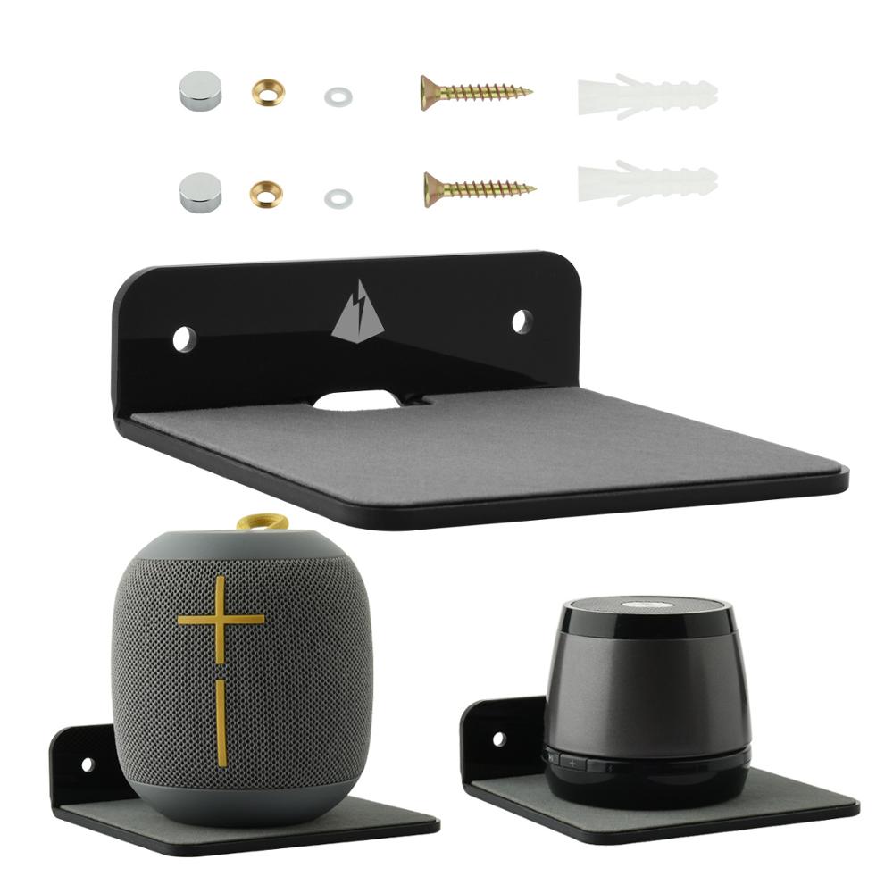 【Best Price Guaranteed】 Wall Mounted Bluetooth Speaker Holder Bedside Speaker Mobile Phones Storage Hanging Holder Rack