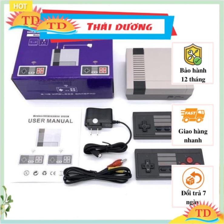 Máy game 8 bit KHÔNG DÂY có 620 trò chơi kinh điển, Máy game 8 bit CÓ DÂY có 620 trò chơi kinh điển