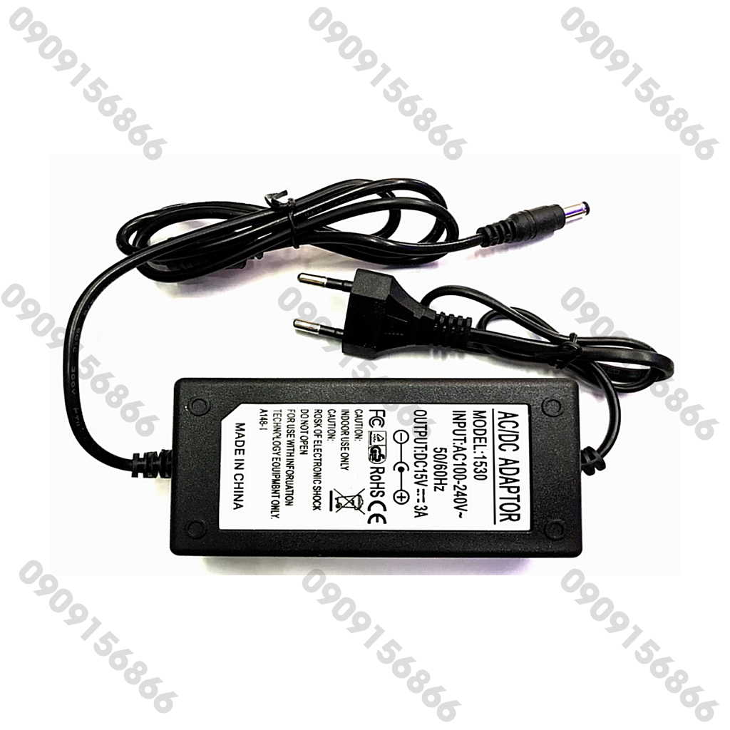 Nguồn adapter 15v 3A, 15v 2a