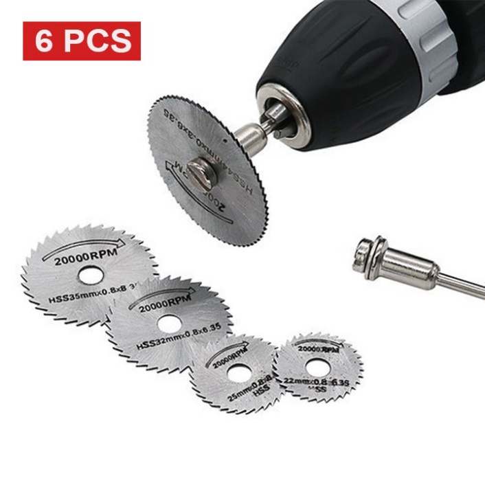 Lưỡi cắt mini Đĩa cắt mini lắp máy khoan chuyển đổi thành máy cưa mài cắt đa năng