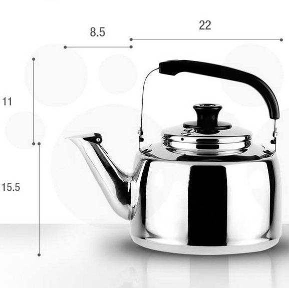 Zebra / Whistle Kettle Prima 2.5L 3.5L 4.5L / Stainless Steel Whistling